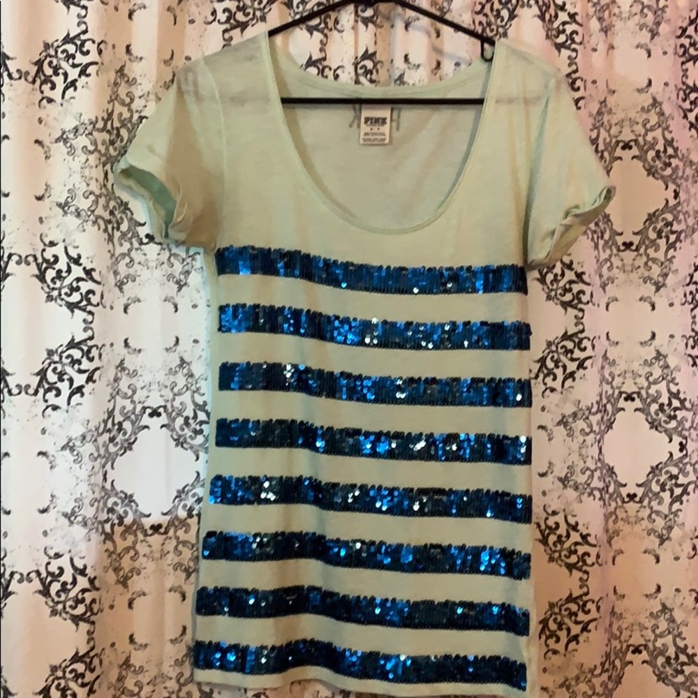 PINK teal and sequin blue tunic 💎